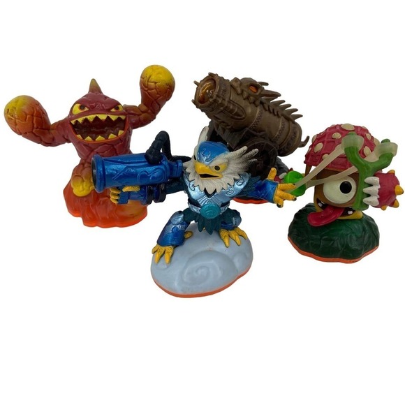 Skylander Giants Lot 4 Video Game Activision Shroomboom Eruptor Jet Vac Cannon - Picture 1 of 8